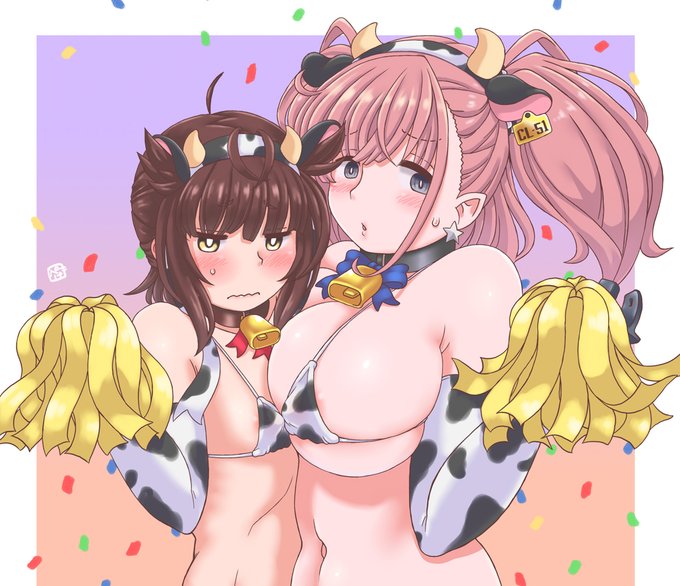 #いい肉の日 
再掲モーモーさんズ🐮🐮 