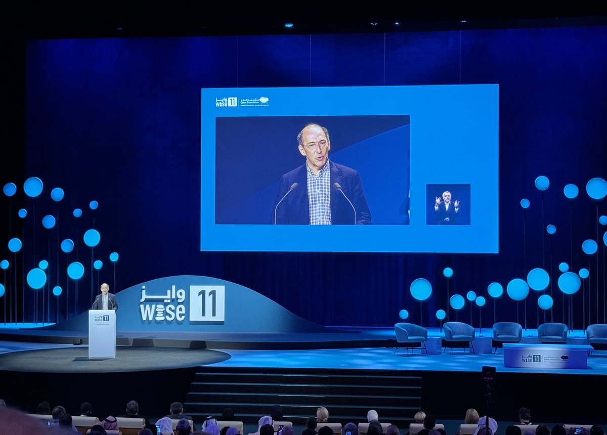 "Make no change, is higher risk"

Inspiring closing by <a href="/conradwolfram/">Conrad Wolfram</a> at <a href="/WISE_Tweets/">WISE</a> Summit!

<a href="/QatarFoundation/">Qatar Foundation</a> #Wise11 #WiseSummit