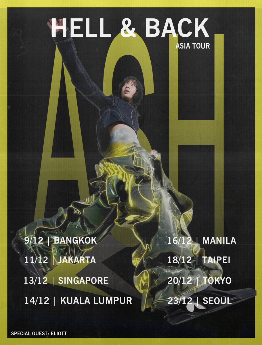 ⠀⠀ 

——— ˚✧⠀
HELL &amp; BACK TOUR 
ASIA EDITION 
with special guest ⠀⠀  
<a href="/X0BSESSI0N/">eliott</a> ⠀⠀ 
⠀⠀ ⠀⠀⠀⠀