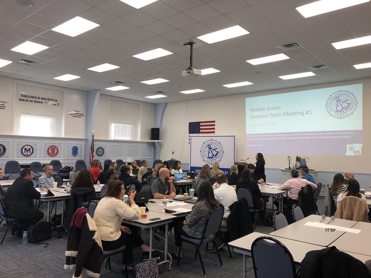 Oscar Diaz (@droscar_diaz) on Twitter photo FRHSD Superintendent, Dr. Nicole Hazel <a href="/NicoleHazelSup/">Nicole Hazel, Ed.D., FRHSD Superintendent</a>, opening up our first <a href="/MSAaccredited/">Middle States Assoc.</a> Middle States System Team Meeting as we kick of our self-study for accreditation. We are excited to have stakeholders supporting our organization in this journey. FRHSD Superintendent, Dr. Nicole Hazel <a href="/NicoleHazelSup/">Nicole Hazel, Ed.D., FRHSD Superintendent</a>, opening up our first <a href="/MSAaccredited/">Middle States Assoc.</a> Middle States System Team Meeting as we kick of our self-study for accreditation. We are excited to have stakeholders supporting our organization in this journey.