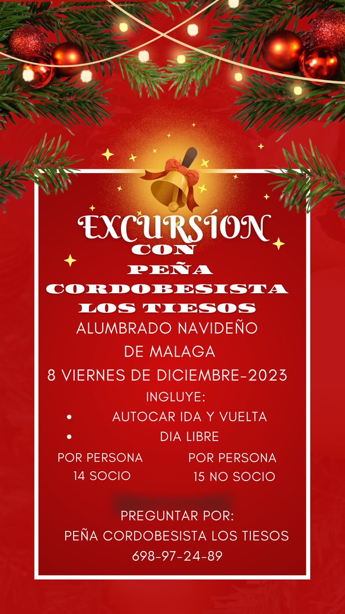 VENTE Y DISFRUTA CON LA PEÑA CORDOBESISTA LOS TIESOS .📷📷📷