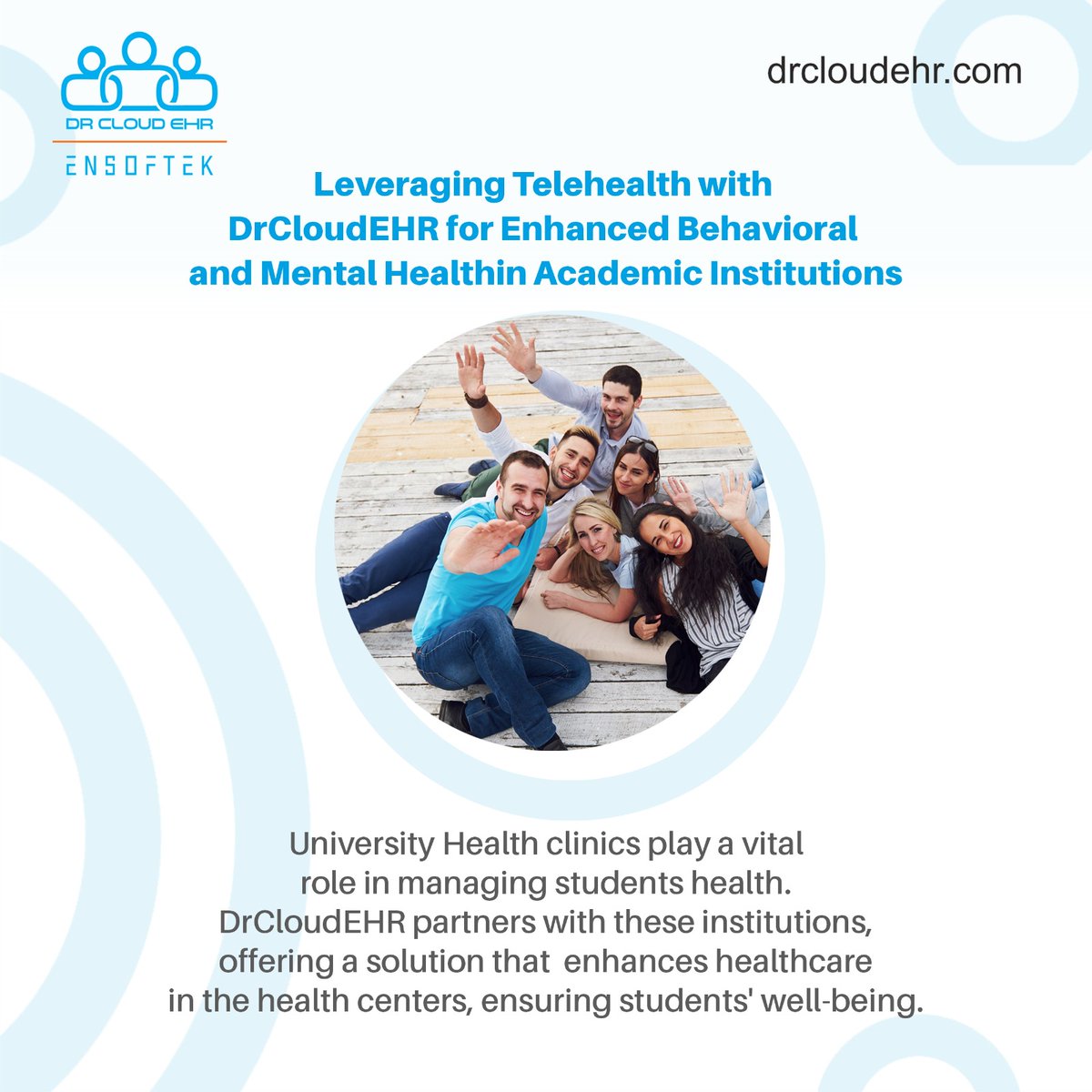 drcloudehr's tweet photo. "Student well-being is our priority! Discover how our tailored solutions empower these institutions to better manage student health and create a nurturing environment. #DrCloudEHR #StudentHealth #HealthcareInnovation https://t.co/SIfqLARRXc