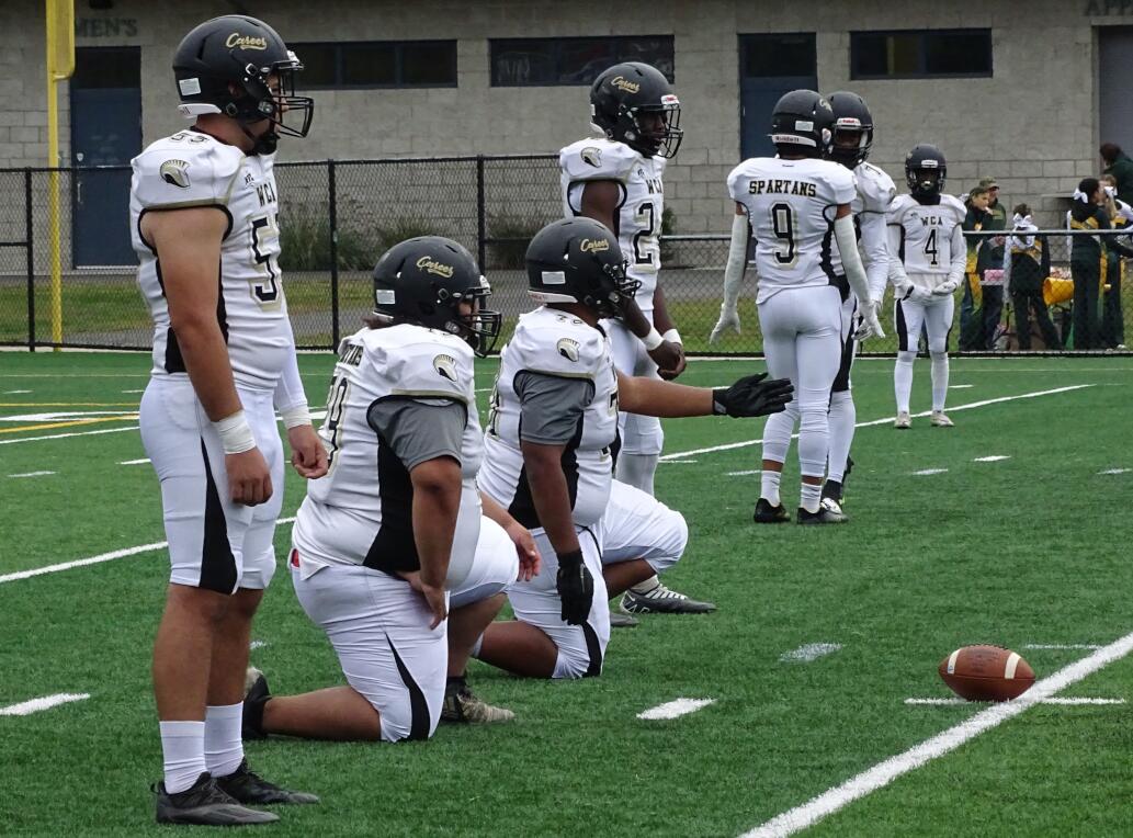 The #WCA (<a href="/waterbury_fb/">WCA Spartan Football</a>) football team represented #Waterbury Public Schools well in a historic playoff loss to Ansonia. Here's more about the Spartans #cthsfb #NVL sportsonct69.com/2023/11/wca-fo…