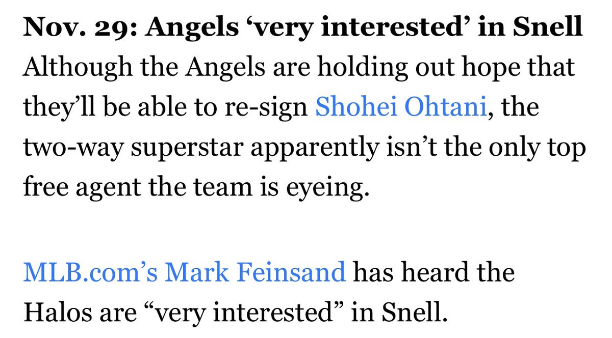[情報] 天使對Blake Snell等先發投手有興趣