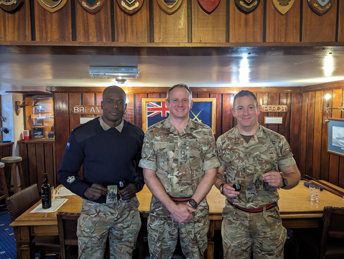 Congratulations to all the WO2 at 17 P&M RLC selected for promotion to WO1 today. WO2 Corderoy, WO2 Fiakegbe (both pictured), WO2 Mackay and WO2 Tidd. We also send our warmest congratulations to WO2 Colata who only very recently left us on assignment to his new unit.