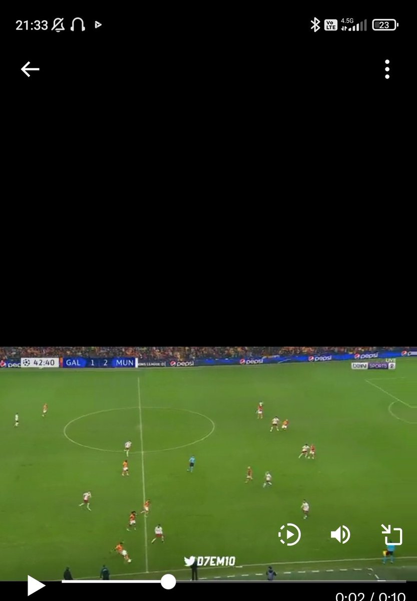 #GSvMUN topun ayaktan çıktığı an..