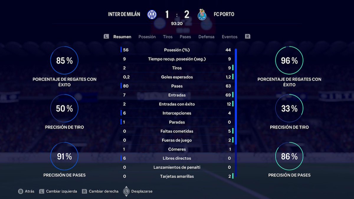 1602Isaac's tweet photo. Partido de ida de los Octavos de final de la Champions 
El Porto saca un bien resultado de San Ciro donde el Inter de Milán le puso las cosas muy difíciles a los portugueses pues no fue hasta el 85' cuando el Porto anotaba el gol de la victoria. 🟢⚽ https://t.co/riT7GxHwRV