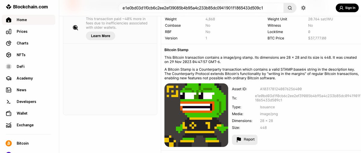 Love checking the stamps on <a href="/blockchain/">Blockchain</a>.

#feelsgoodman <a href="/Stampchain/">Bitcoin Stamps (Official) 🪙</a> #bitcoinstamps