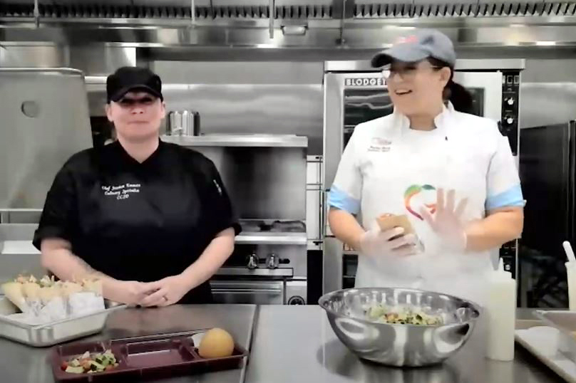 CCSD’s School Nutrition program is featured in a statewide culinary video series to showcase its innovative recipes! CCSD School Nutrition Culinary Specialist Jessica Emmett is the focus of this month’s Ga. DOE Culinary Connections video. More: cherokeek12.net/post-detail/~b… #CCSDfam