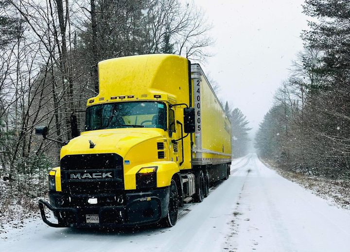 Braving the winter weather in Northern New York with our new Mack Trucks! Here's to our dedicated drivers who conquer the snow-covered roads with skill and determination. Safe travels to all our road warriors as they power through the season! Shoutout to our driver David for…