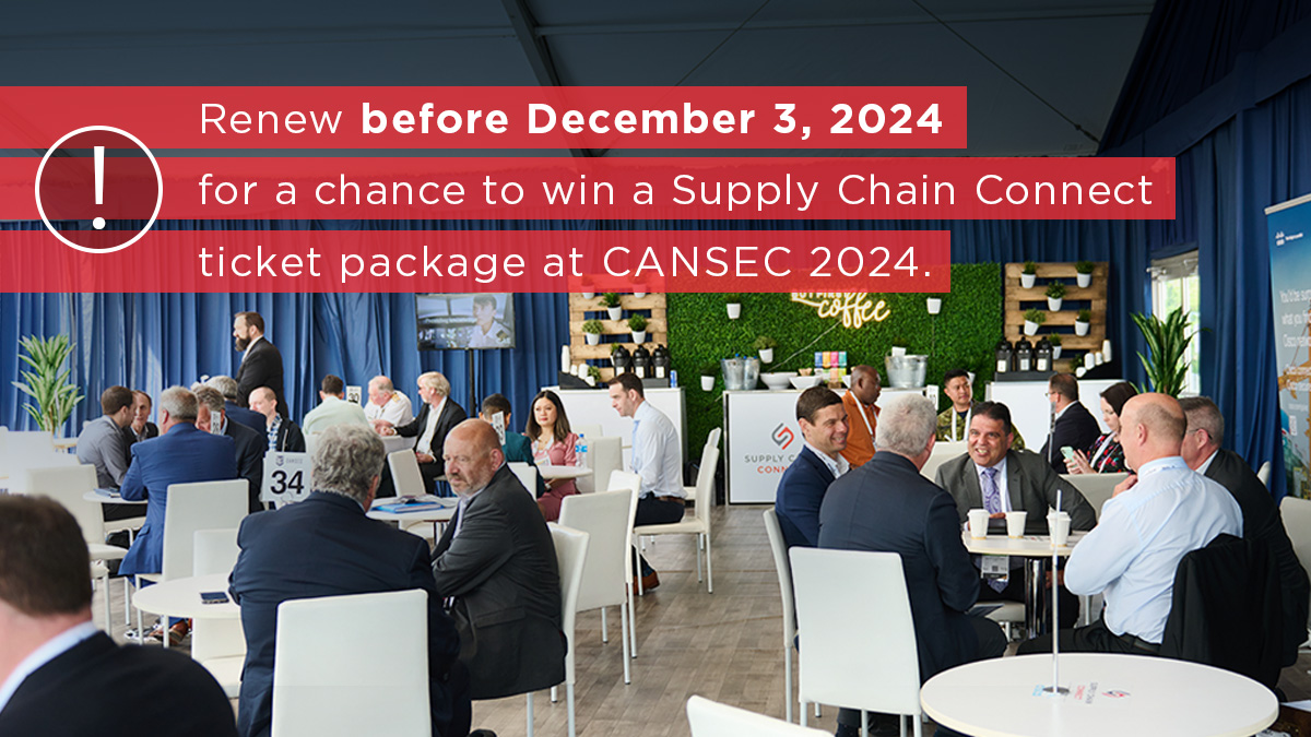 Join the CADSI community now!

Rejoin before Dec. 3 for a chance to win a Premium ticket to the Supply Chain Connect  at #CANSEC2024🤝 

Don't miss out on perks like professional headshots and a ticket to the CANSEC Evening Reception.

Register through the myCADSI portal 🌐