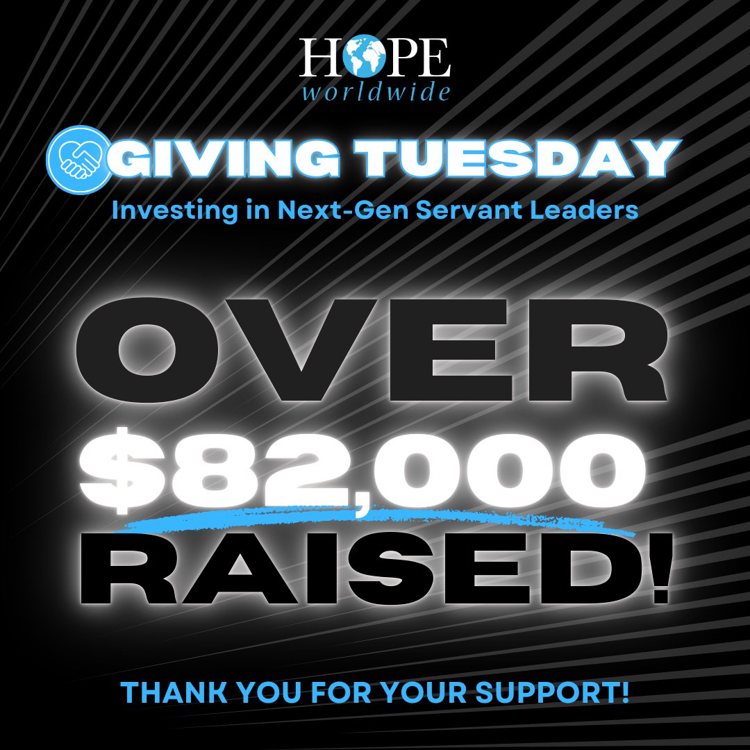 HOPEworldwide's tweet photo. π YOU helped us raise $82,035 for HVC Scholarships! π
Together, we achieved an incredible milestone by raising a total of $82,035 for HVC Scholarships on 3GivingTuesday! This achievement wouldn't have been possible without every one of you. Thank you!
#hopeww https://t.co/Wu6J6wxpxW