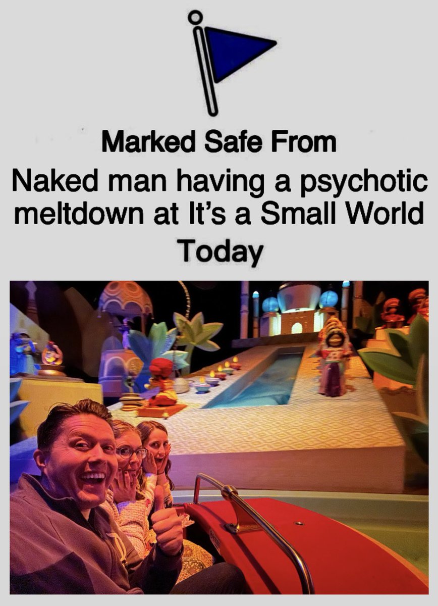 We are happy to report… #Disneyland #Itsasmallworld