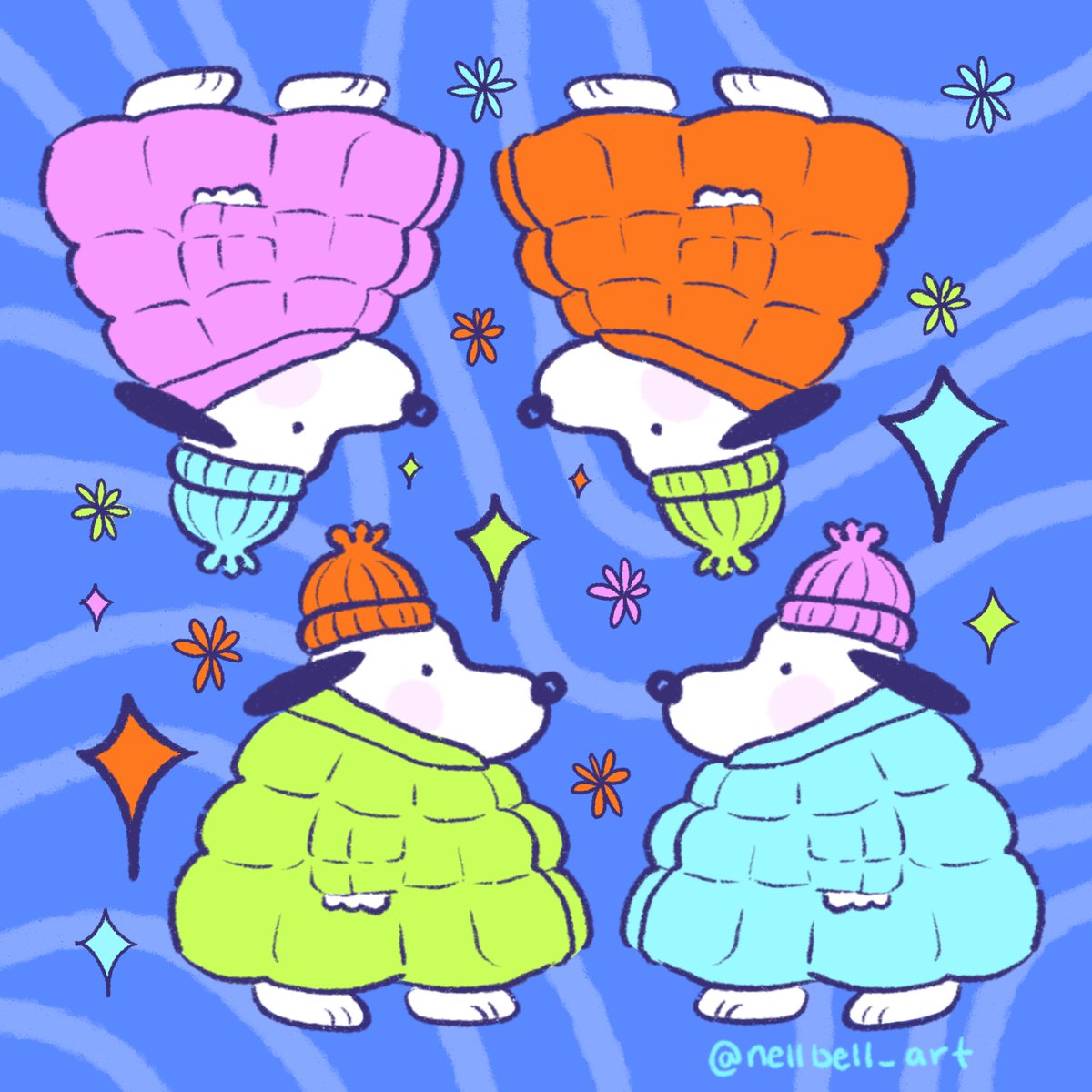 nellbell_art's tweet photo. Puffer Jacket Snoopy always on my mind 🩷 https://t.co/TyfvMyAISn