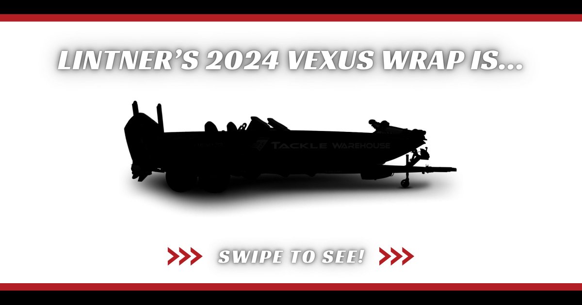 TackleWarehouse's tweet photo. TW's Fans have spoken... Votes have been tallied! #JaredLintner's New @Vexus_Boats Wrap for the 2024 season is...Wrap #2!

Thank you to all who casted their vote - we're looking forward to the season ahead!

[ #TackleWarehouse | #TeamTW ] https://t.co/bBw827LS8S
