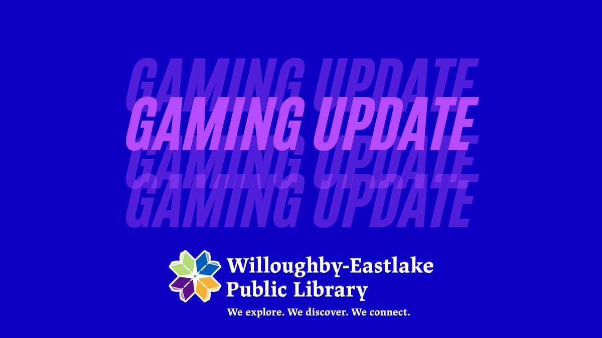 Willowick Teen Librarian Miss Bryn is back with another Gaming Update! Learn what's new in our video game collection and more: bit.ly/46KikCQ