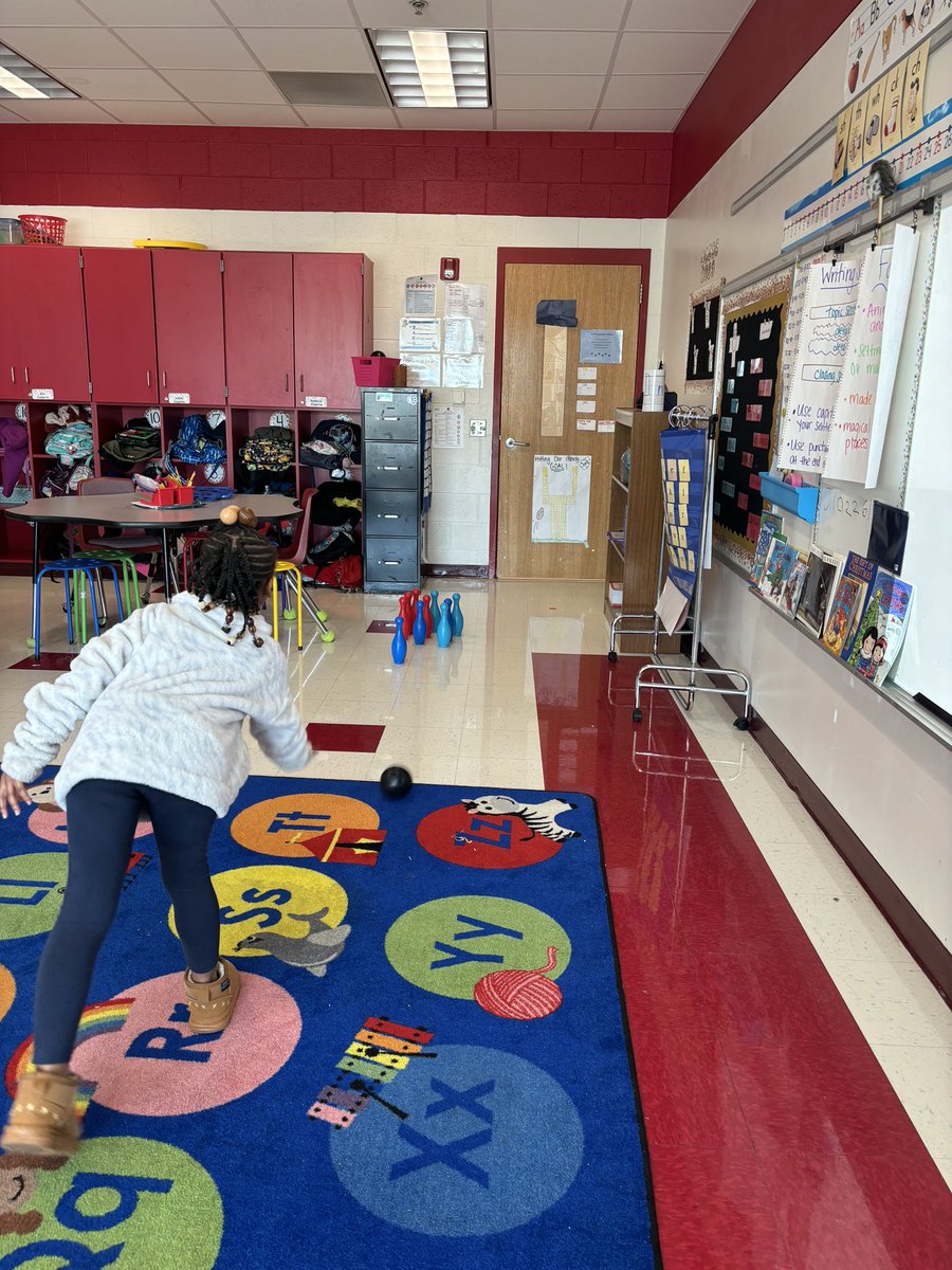 LoganMarion13's tweet photo. Bowling fun in 1st grade! Working on our subtraction skills. 😎 @JentheAP  @Bethany_Elem @JoshuaEanes1 https://t.co/9EhXH5sM2X