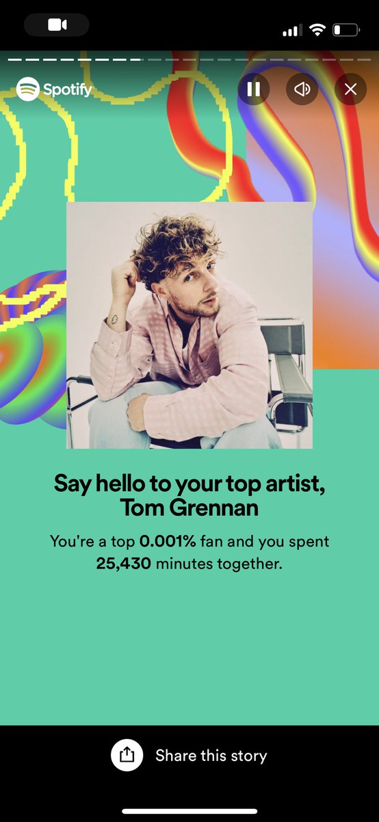 Lyns79's tweet photo. @Tom_Grennan @Spotify @SpotifyUK 💚 https://t.co/Ermb0LVkaG