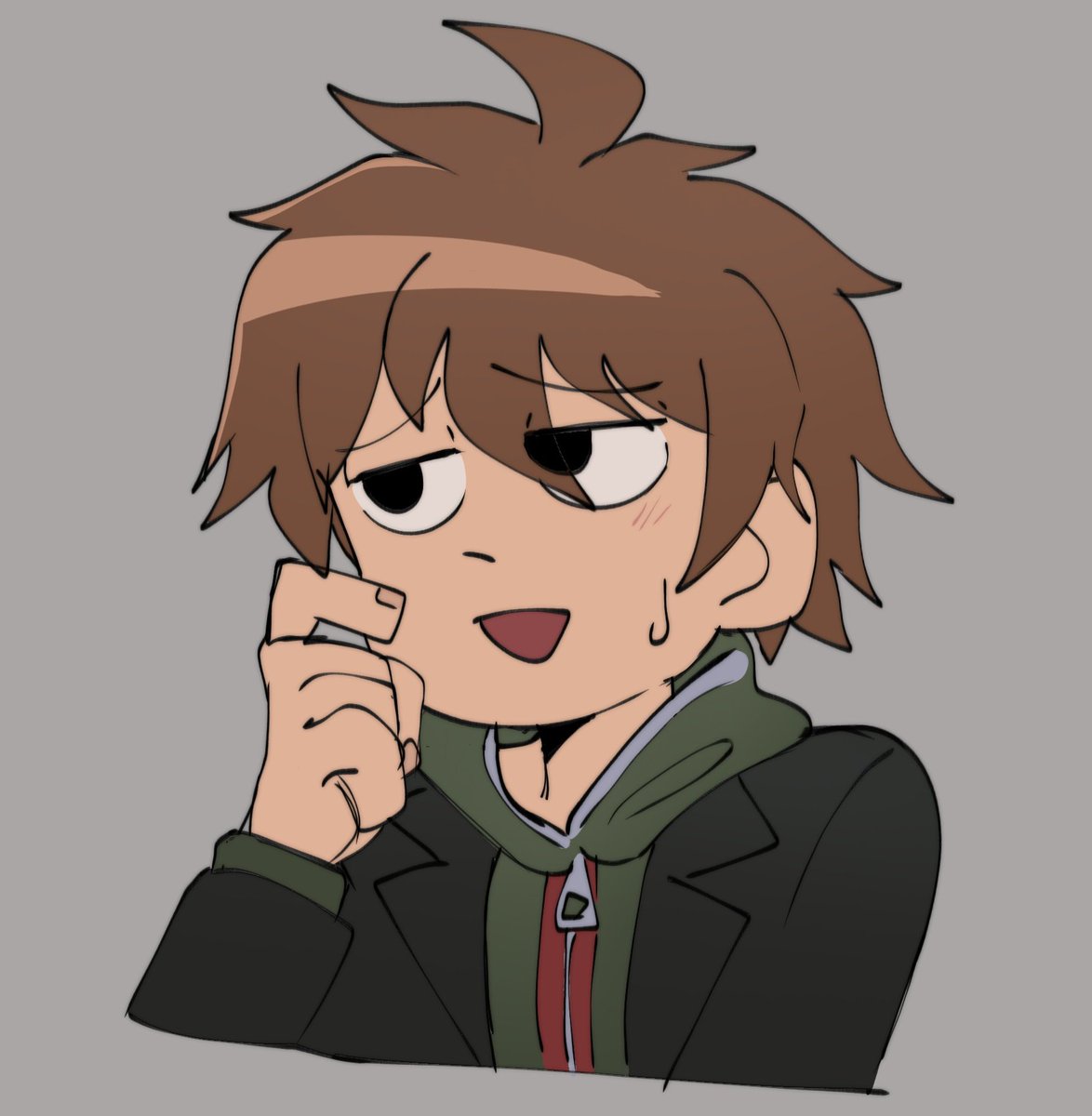 bittermintz's tweet photo. pfp which is makoto in the Scott pilgrim artstyle . Yea #danganronpa #makotonaegi https://t.co/zgH0dTLxaa