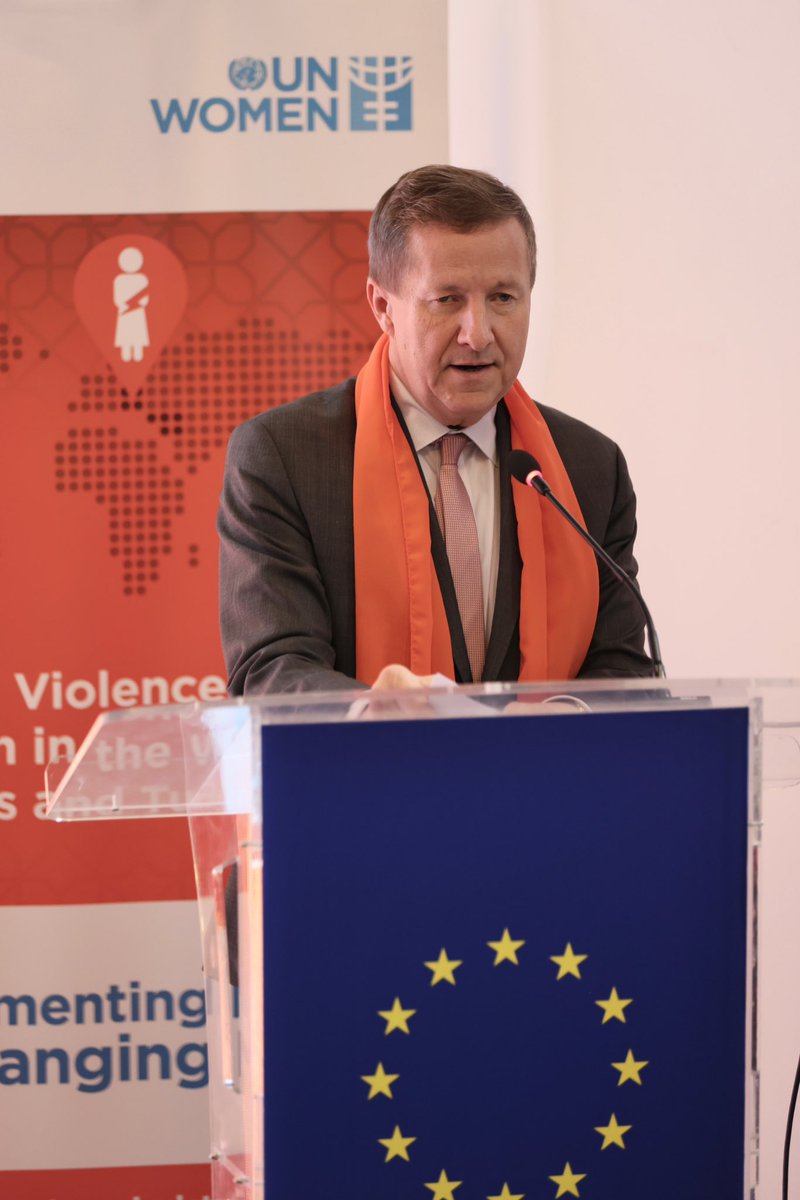 unwomenkosovo's tweet photo. 💪 As we continue to mark #16DaysActivism, today jointly with Minister @albulenahaxhiu_, EU Head of Office @EUAmbKS, ambassadors &amp; partners, we discussed achievements of the past six years of @unwomeneca Regional #EVAW Programme, supported by the EU. https://t.co/L5WSUFh4OG