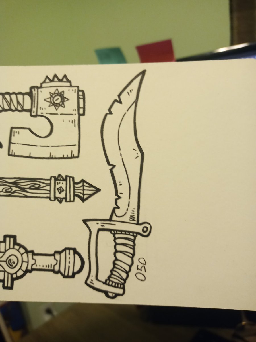 Tiny weapon day 50 #SketchBook