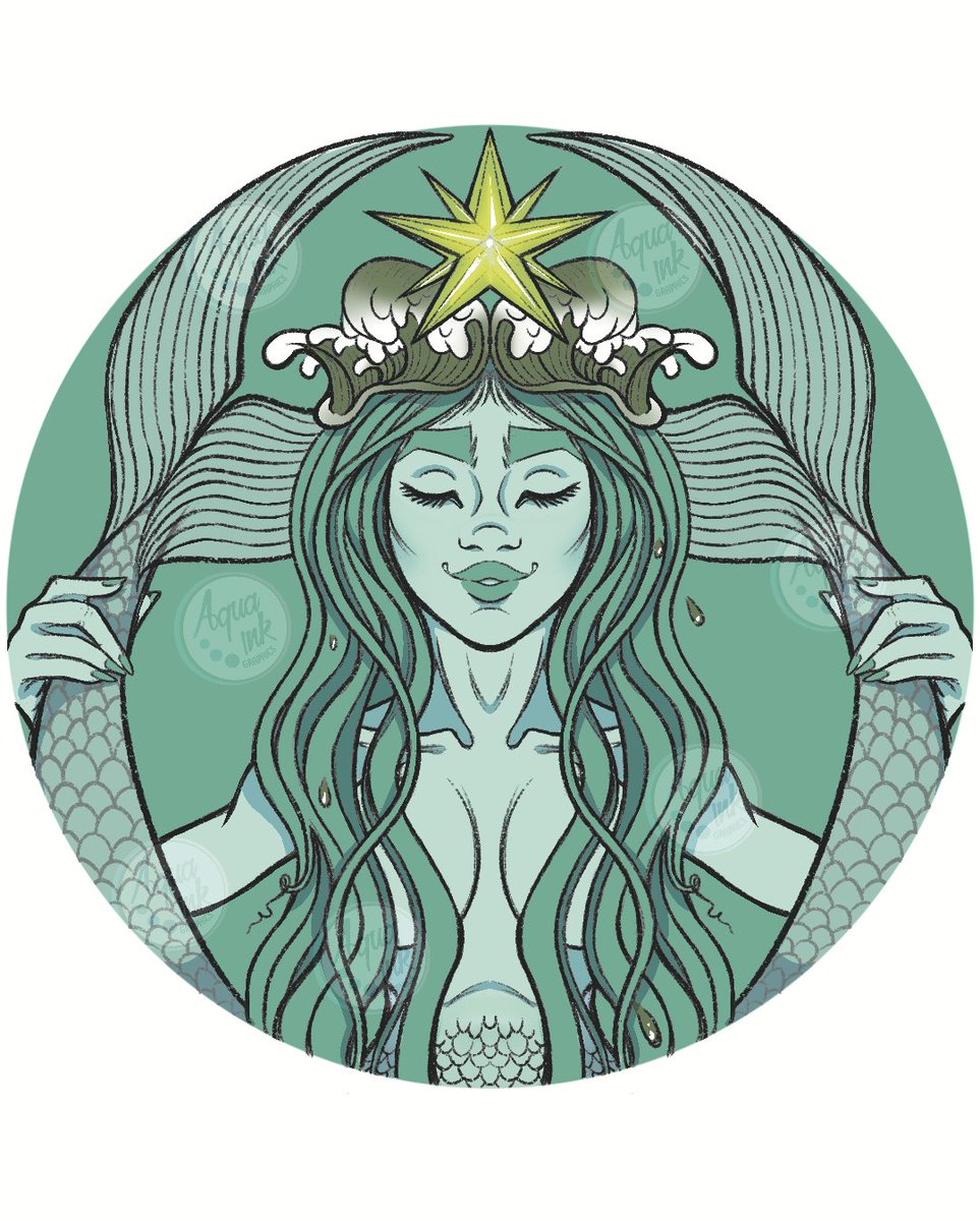 BeachBabesComic's tweet photo. ☕️🧜‍♀️ @Starbucks #digitalart #drawing #art #mermaids https://t.co/b6H5vTSEOC