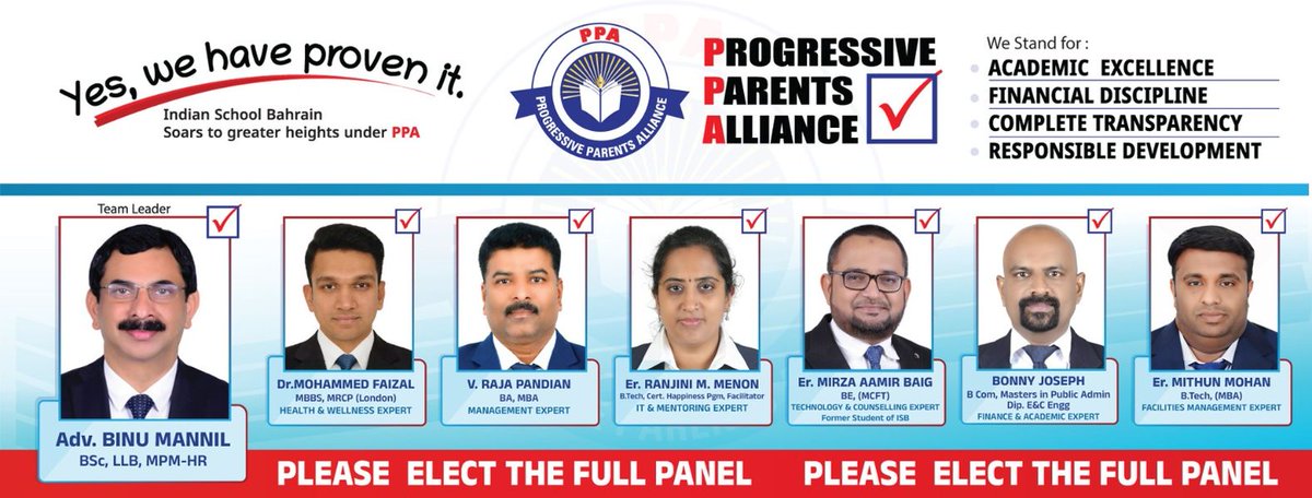 PPAISB23's tweet photo. Video Link: https://t.co/XqvFV5VdhR 

Please Support PPA at Indian School Bahrain Election 2023!
Your vote matters! Let's unite for progress, and vote for 𝐏𝐫𝐨𝐠𝐫𝐞𝐬𝐬𝐢𝐯𝐞 𝐏𝐚𝐫𝐞𝐧𝐭𝐬 𝐀𝐥𝐥𝐢𝐚𝐧𝐜𝐞 (𝐏𝐏𝐀)  to continue our journey of excellence
#VotePPA    #PPA https://t.co/BZ0OnPzgz5