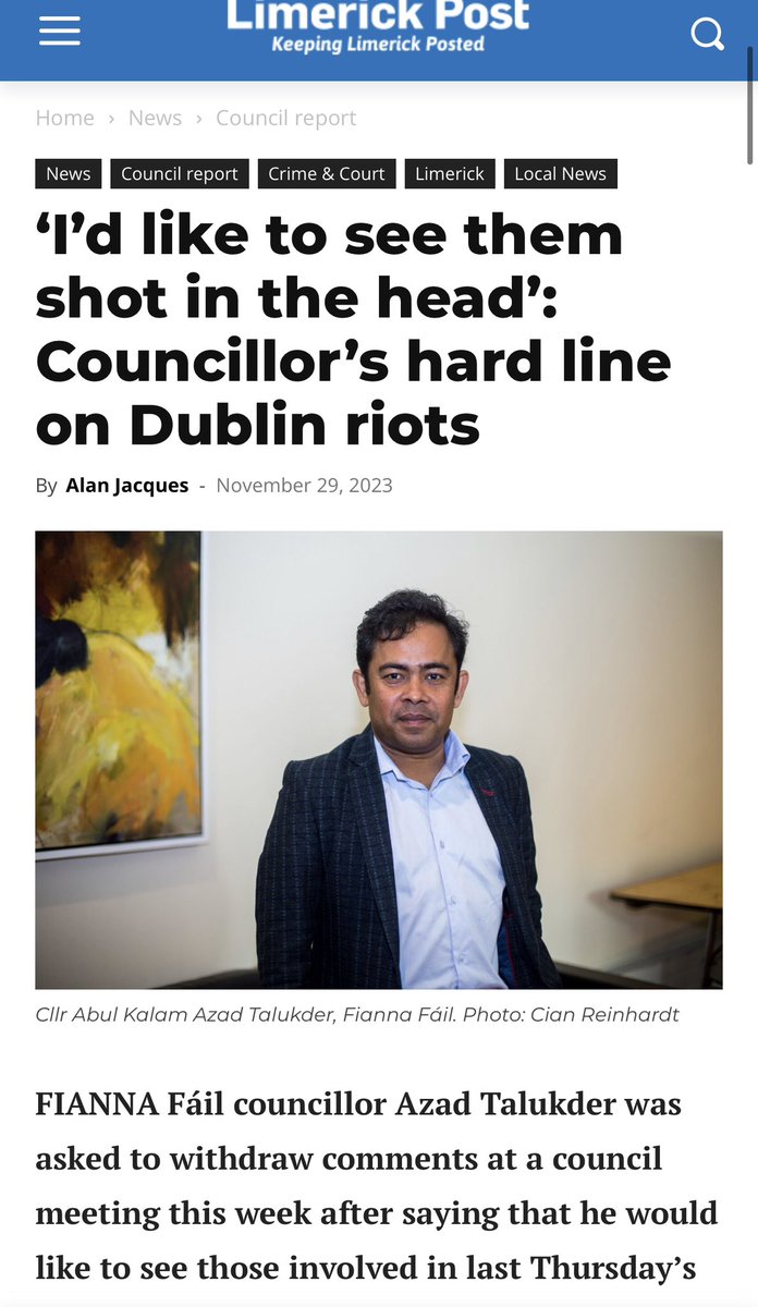 Last night in a unhinged series of rants <a href="/paulmurphy_TD/">Paul Murphy 🇵🇸</a> used his Dail privilege to defame popular Irish nationalist. 

Today a councillor said “I’d like to see them shot in the head” 

Paul Murphys dangerous lies are putting peoples lives at risk, this needs to be addressed. 

🧵