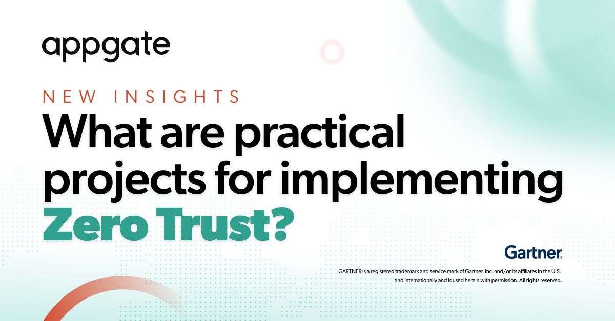 AppgateSecurity's tweet image. Zero Trust is a #cybersecurity framework, not a solution that you can buy. But where should you start? Hint: Think #ZeroTrustNetworkAccess and #microsegmentation.

Get pragmatic advice from this Gartner Quick Answer report ... no form fill required: bit.ly/3QK1WxI