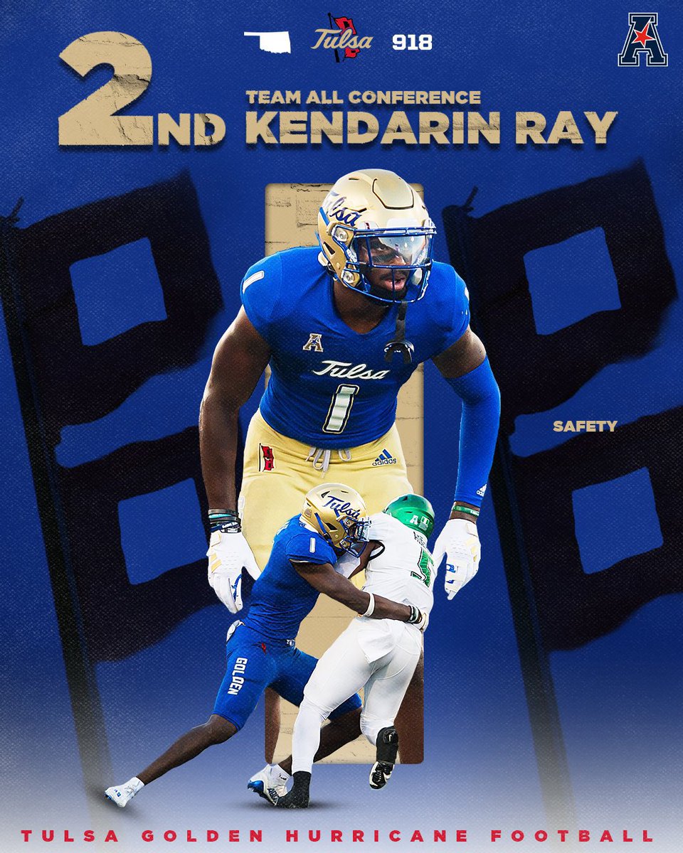 Happy for <a href="/KendarinRay/">Kendarin Ray</a> and his Family! Tremendous leader and work ethic. Great representative of what it means to be a Tulsa Man. #Fight #ReignCane 👑🌀