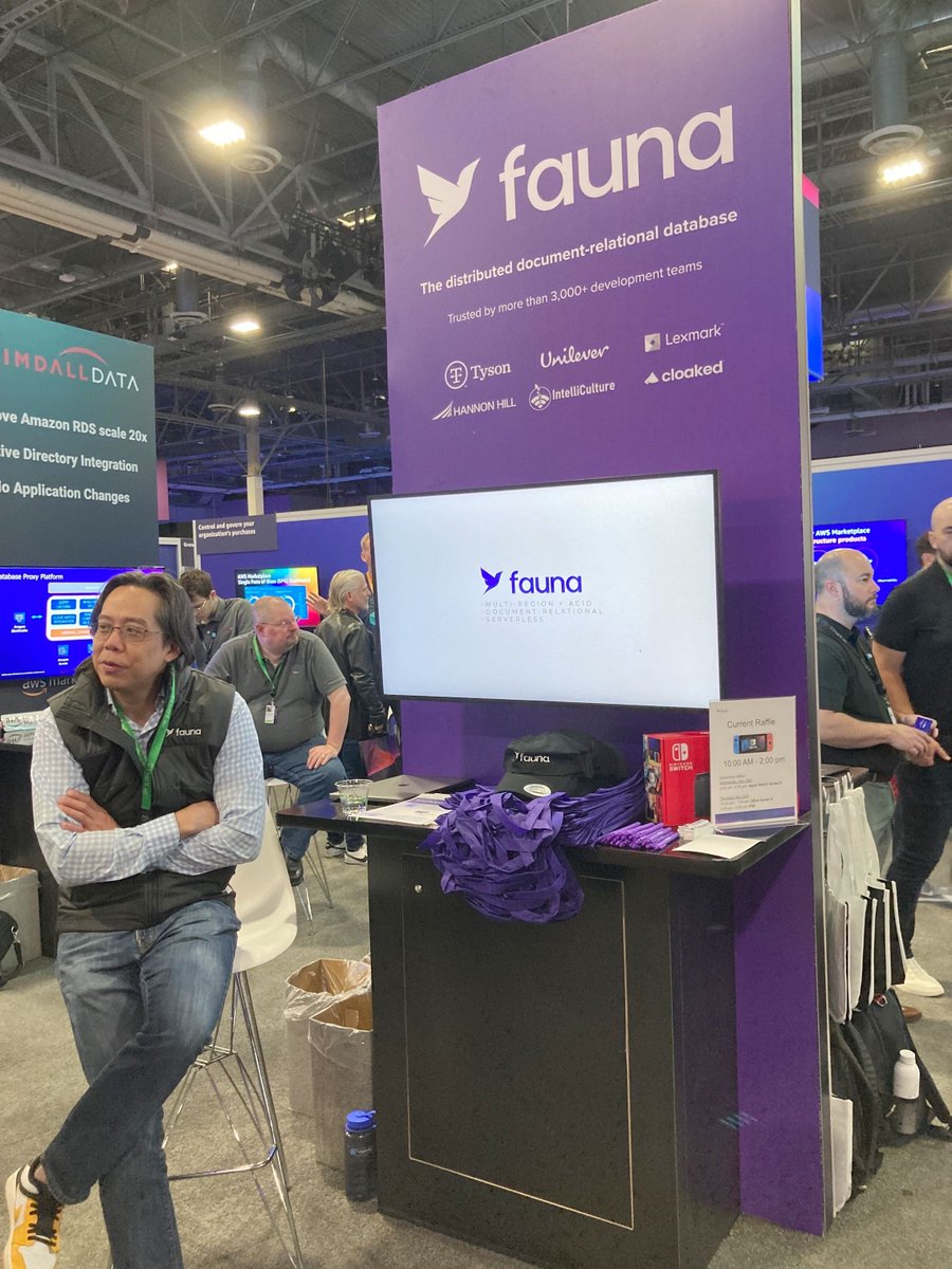 We’re here at #AWSreInvent! 🚀 

Booth M2A is the place to be for a chance to chat with our experts, grab some swag, and experience live demos of our serverless, ACID-compliant database. 

Plus, there's a chance to win cool prizes! 🎁

Come say hello! 👋 

#AWSreInvent2023