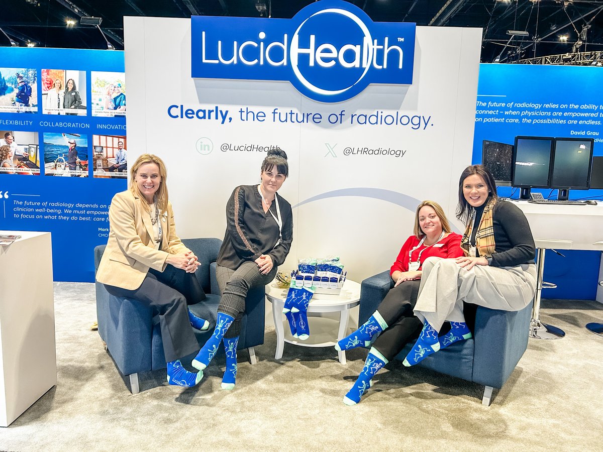 Day 3 before #RSNA23 comes to a close! Don’t forget to stop by Booth #7608 in the North Hall to grab your skeleton socks and info on our open positions!! 

#RadRes #RadFellow #RadJobs #RadCareers
#ClearlyTheFuture #PoweredByLucidHealth