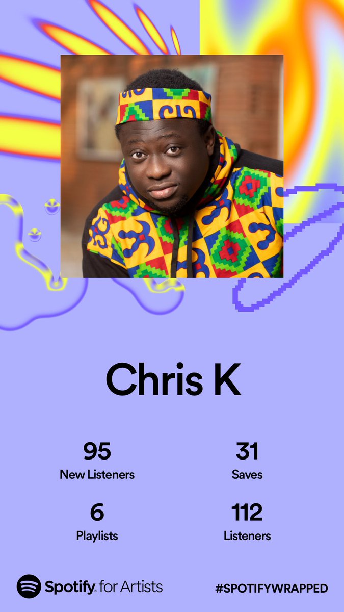 chriskoriginal's tweet photo. Super grateful for all listeners/streamers. Love the growth from last year and it’s always going up ⬆️ . Interestingly I’ve been in my feel’s listening to to loads of alternative R&amp;B. Next year we go again 🙏🏽 https://t.co/JpjI8VIyaf