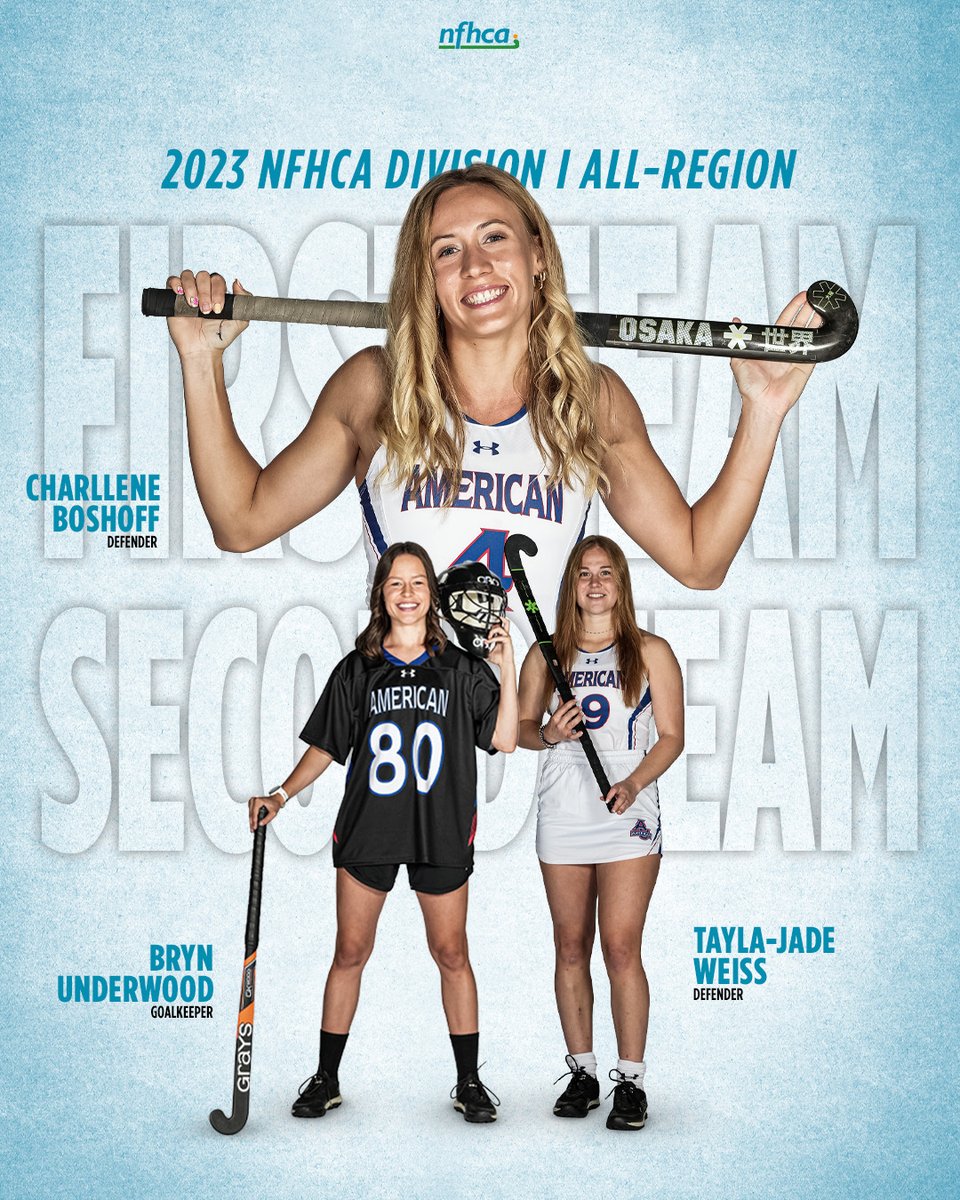 🏅𝙋𝙤𝙨𝙩-𝙎𝙚𝙖𝙨𝙤𝙣 𝘼𝙬𝙖𝙧𝙙𝙨 🏅 Charllene Boshoff, Bryn Underwood, and Tayla-Jade Weiss have all been honored to @NFHCA All-District Teams and we can't contain our pride! 📰 » aueagles.link/nfhca-district…