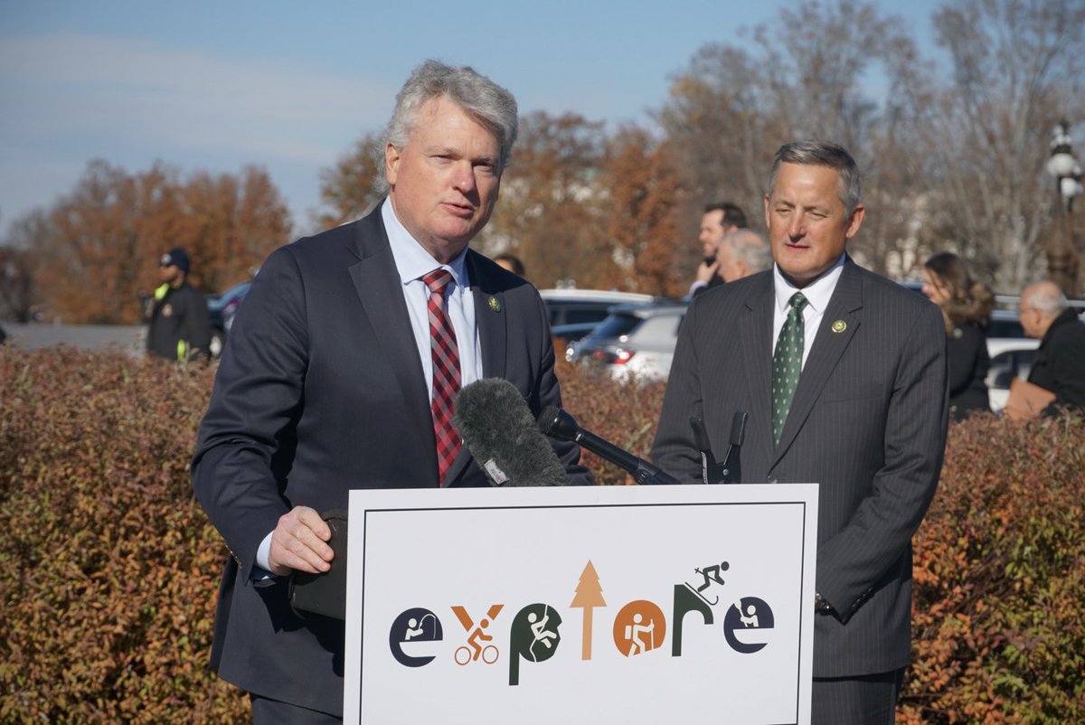 Rep. Mike Collins (@repmikecollins) on Twitter photo I was proud to join Chairman <a href="/RepWesterman/">Rep. Bruce Westerman</a> and my colleagues in unveiling the bipartisan and bicameral Explore Act.
This common sense legislation will modernize our national park system, streamline the permitting process, reduce burdensome fees, and make it more accessible for I was proud to join Chairman <a href="/RepWesterman/">Rep. Bruce Westerman</a> and my colleagues in unveiling the bipartisan and bicameral Explore Act.
This common sense legislation will modernize our national park system, streamline the permitting process, reduce burdensome fees, and make it more accessible for