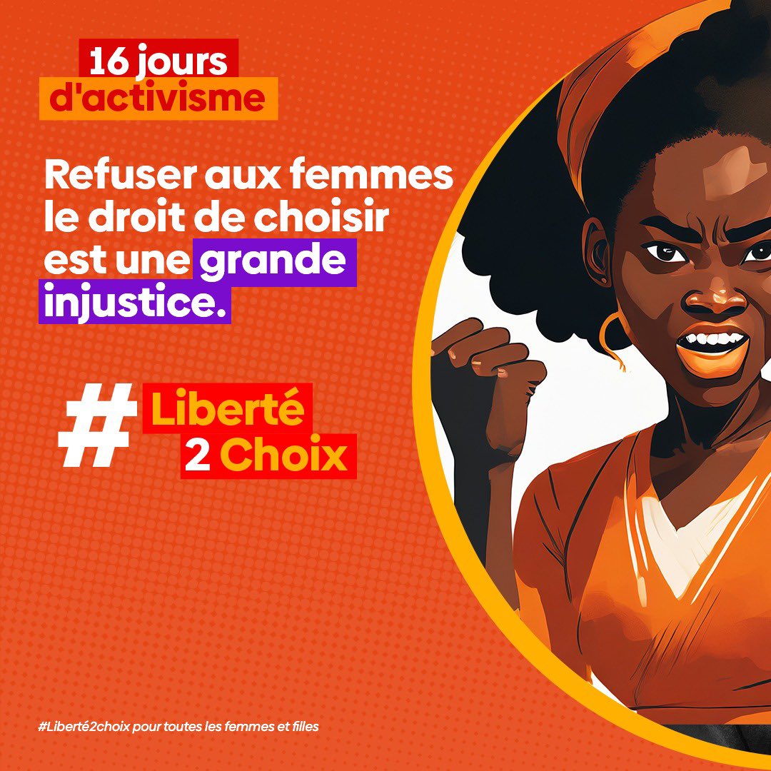 LigueMalienne's tweet photo. Dans un monde où l'autonomie corporelle devrait être incontestable, refuser aux femmes le droit de choisir est une grande injustice. Chaque femme mérite le respect absolu de ses droits fondamentaux.
 #Liberté2Choix #MouvementODAS #16Joursdactivisme #Pasdexcuse #AutonomieCorporel https://t.co/8DTCR6ppza