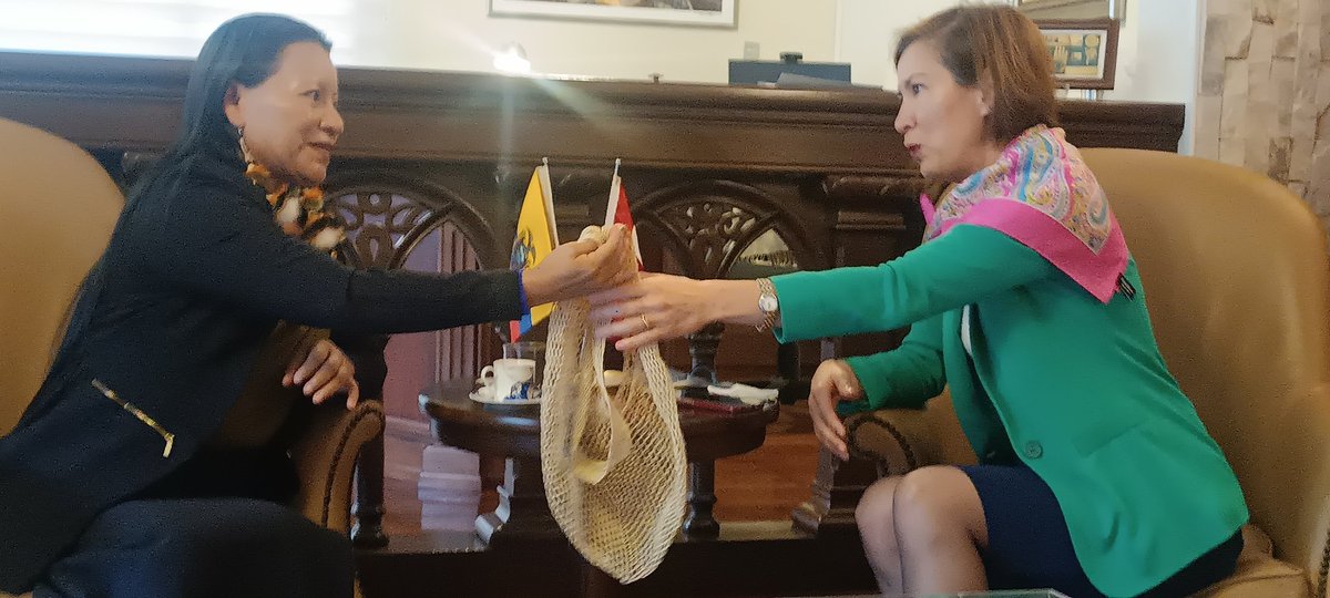 MirianLCisneros's tweet photo. 𝙑𝙄𝙎𝙄𝙏𝘼 𝙋𝙍𝙊𝙏𝙊𝘾𝙊𝙇𝘼𝙍 𝘼 𝙇𝘼 𝙀𝙈𝘽𝘼𝙅𝘼𝘿𝘼 𝘿𝙀 𝙏𝙐𝙍𝙌𝙐𝙄́𝘼 🇪🇨🤝🇹🇷 

La mañana de hoy mantuvimos una reunión con la embajadadora de #Turquia. En esta cita se acordó continuar trabajando en temas de cooperación. 

Trabajamos por la integración. https://t.co/BtTOeVfxU1