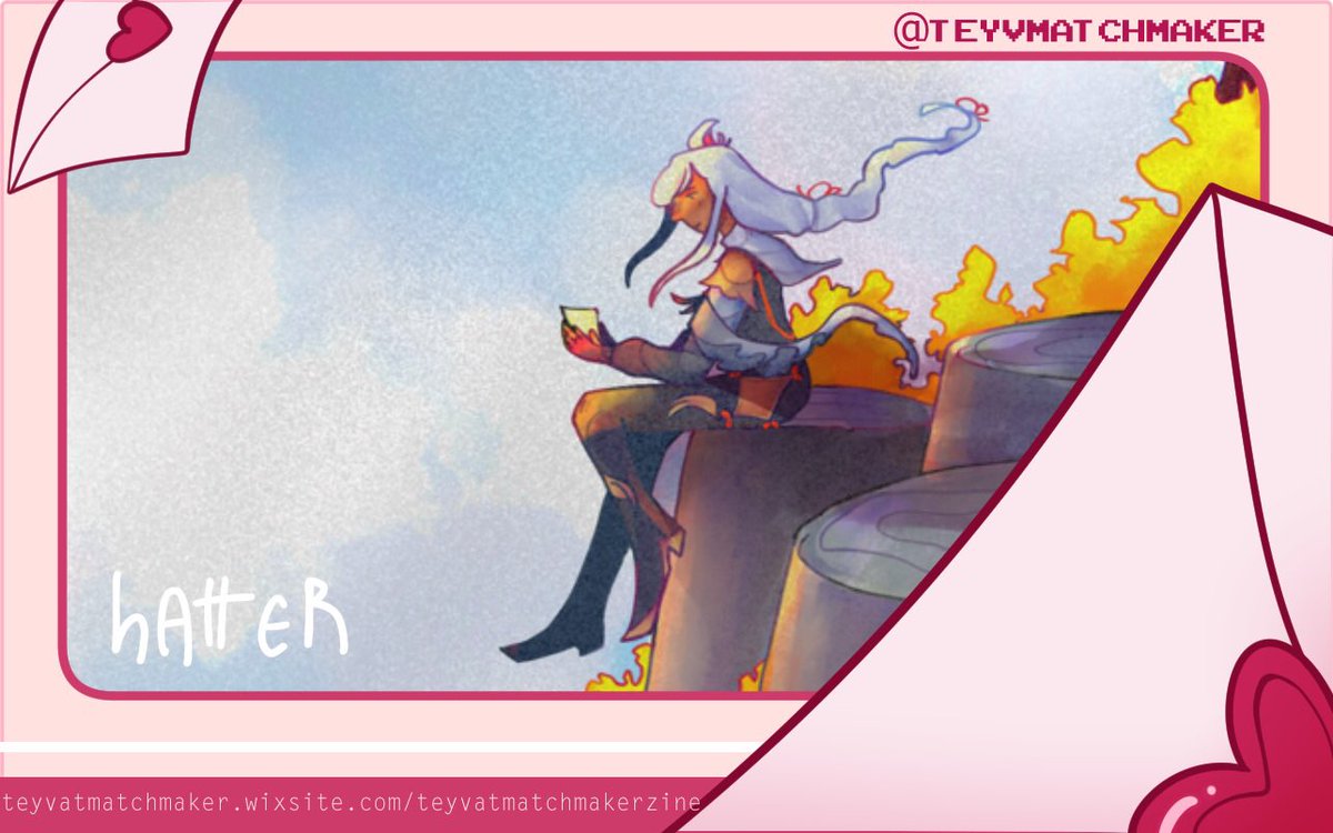 the preview for my <a href="/Teyvmatchmaker/">Teyvat matchmaker zine</a> piece!!! IT WAS SO FUN WORKING WITH YOU GUYS!! full zine coming soon ( ͡° ͜ʖ ͡°) #GenshinImapct #fanzine #Shenhe