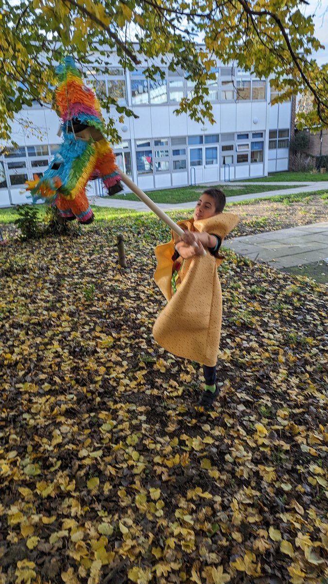 SHPSYear6's tweet photo. We had a smashing time breaking some piñatas #TeamSomers https://t.co/05LaD3qtB2