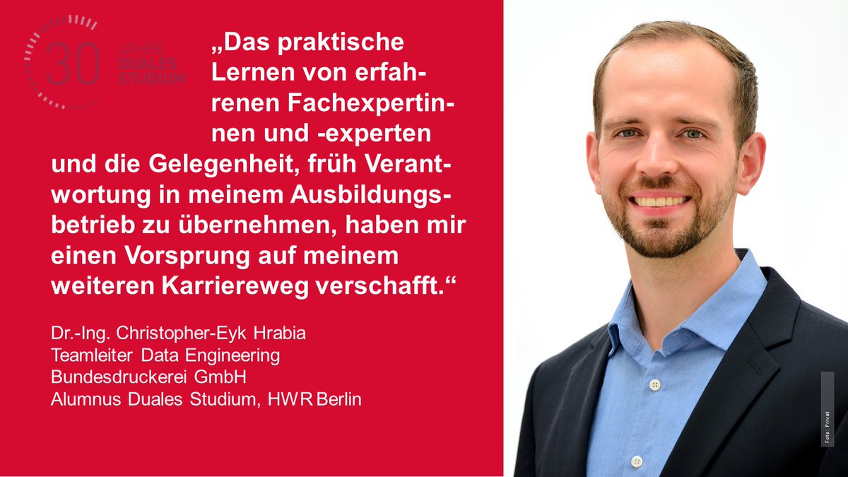 HWR_Berlin's tweet photo. Wir feiern 🎉 #30JahreDualesStudium &amp; 
🔴12.700 Absolventinnen und Absolventen
🔗 https://t.co/UkwWBbKDiH
@braincityb @ihkberlin @UVBberlin @SenWGP @DUZ_studiumdual  @w_dualesstudium @sei_dual @DualesStudiumDE @StuWeBerlin @TspWissenschaft @CzyIna @HenryOMarx @bpshwrberlin https://t.co/0mfw59k6eg