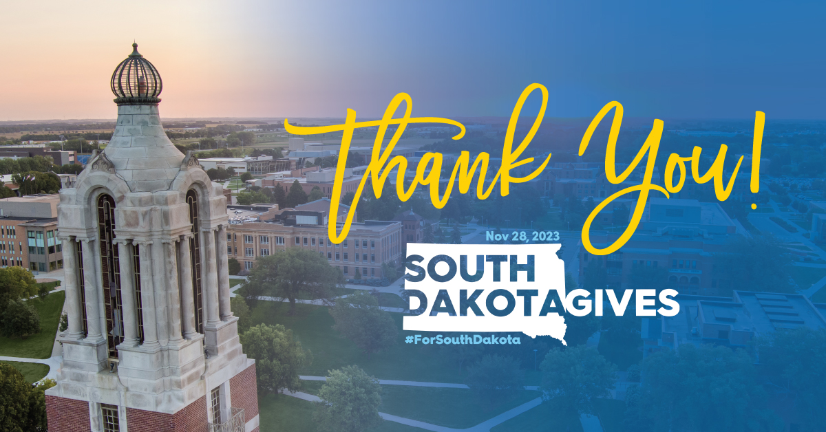 We're overwhelmed with the generosity and Jackrabbit passion we saw yesterday!💙🫶🏼 Thank you, thank you, thank you to everyone who came together and supported @sdstate during #SouthDakotaGives!

#forsouthdakota #givingtuesday