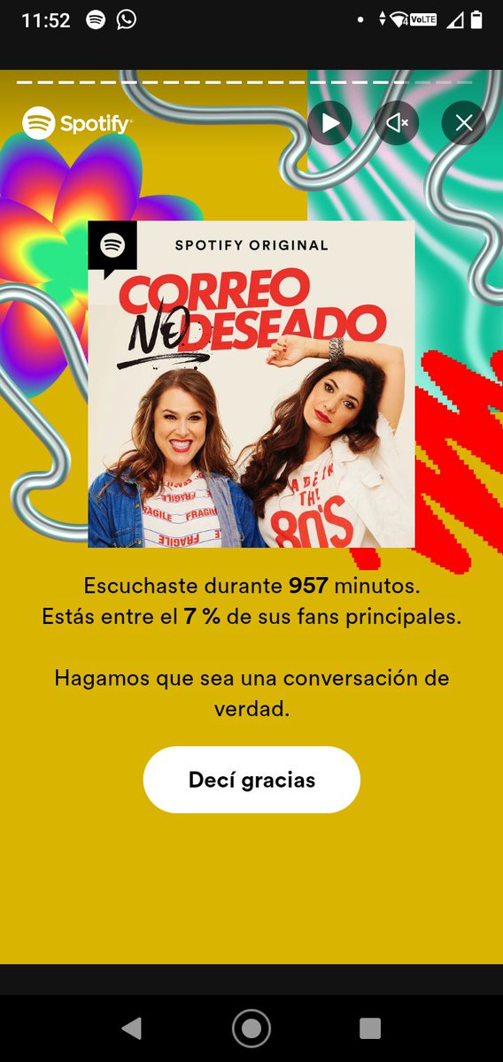 sisoyMS's tweet photo. El premio al mejor podcast del año deberían darle 🥳 @mguinzburg @connieballarini gracias por tantas carcajadas 💕
#CorreoNoDeseado #Spotify https://t.co/tBNoFJNgte