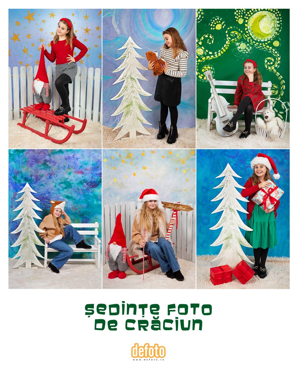 sebitont's tweet photo. ȘEDINȚE FOTO DE CRĂCIUN

Dragi copii, vă aşteptăm, pentru a crea împreună amintiri minunate, colorate și diferite.

Vă invităm să ne contactaţi pentru programări pe WhatsApp: 0741127715, Fb Messenger sau email: studio@defoto.ro https://t.co/6SXCB3pTEP