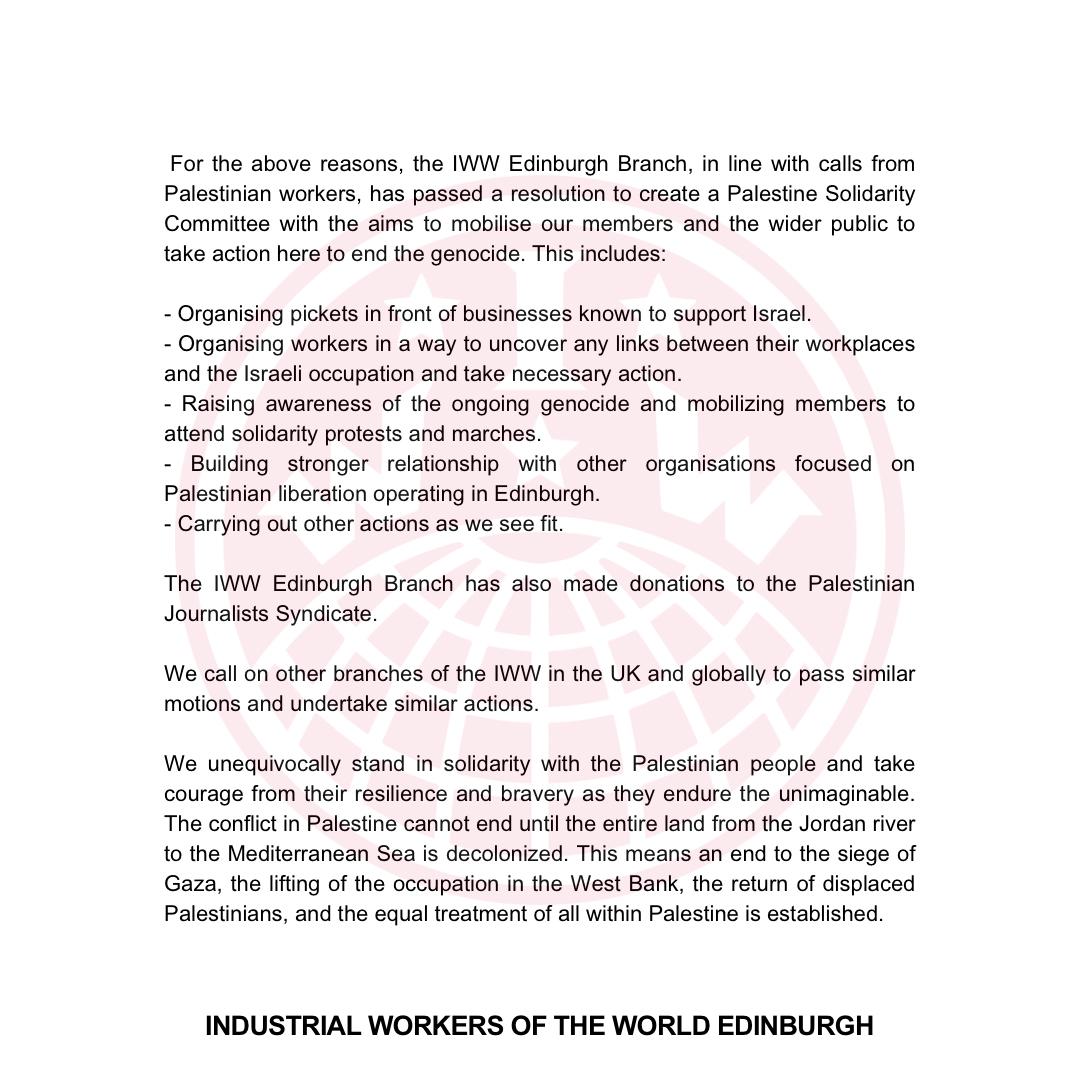 Edinburgh IWW tweet media