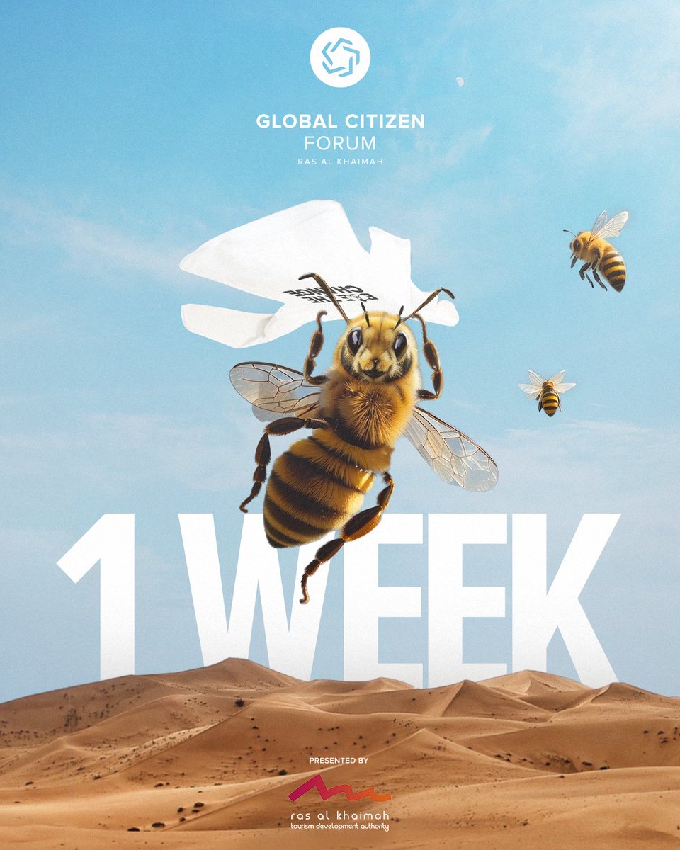 Only 1 week to go for our biggest event of the year! Its almost time to connect, empower and experience the communitys electric energy of creating a world we are proud to leave behind.🌎 Join the mission - limited tickets still available. globalcitizenforum.org/earth-age/