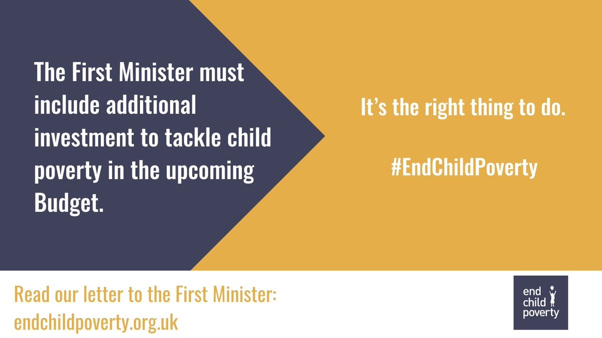 We stand with over 150 other orgs urging @HumzaYousaf to double down on investment to #EndChildPoverty in his first @scotgov Budget. A first step? Deliver on his commitment to increase the Scottish child payment to £30. Read our joint letter: endchildpoverty.org.uk/letter_to_firs…