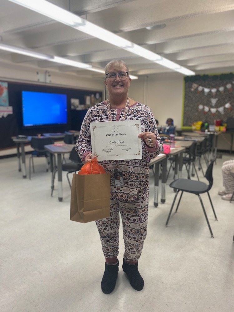 Congratulations to our November Teacher of the Month, Mrs. Shaffer, and Staff of the Month, Mrs. Hazel! You go above and beyond for HES students and are so appreciated!