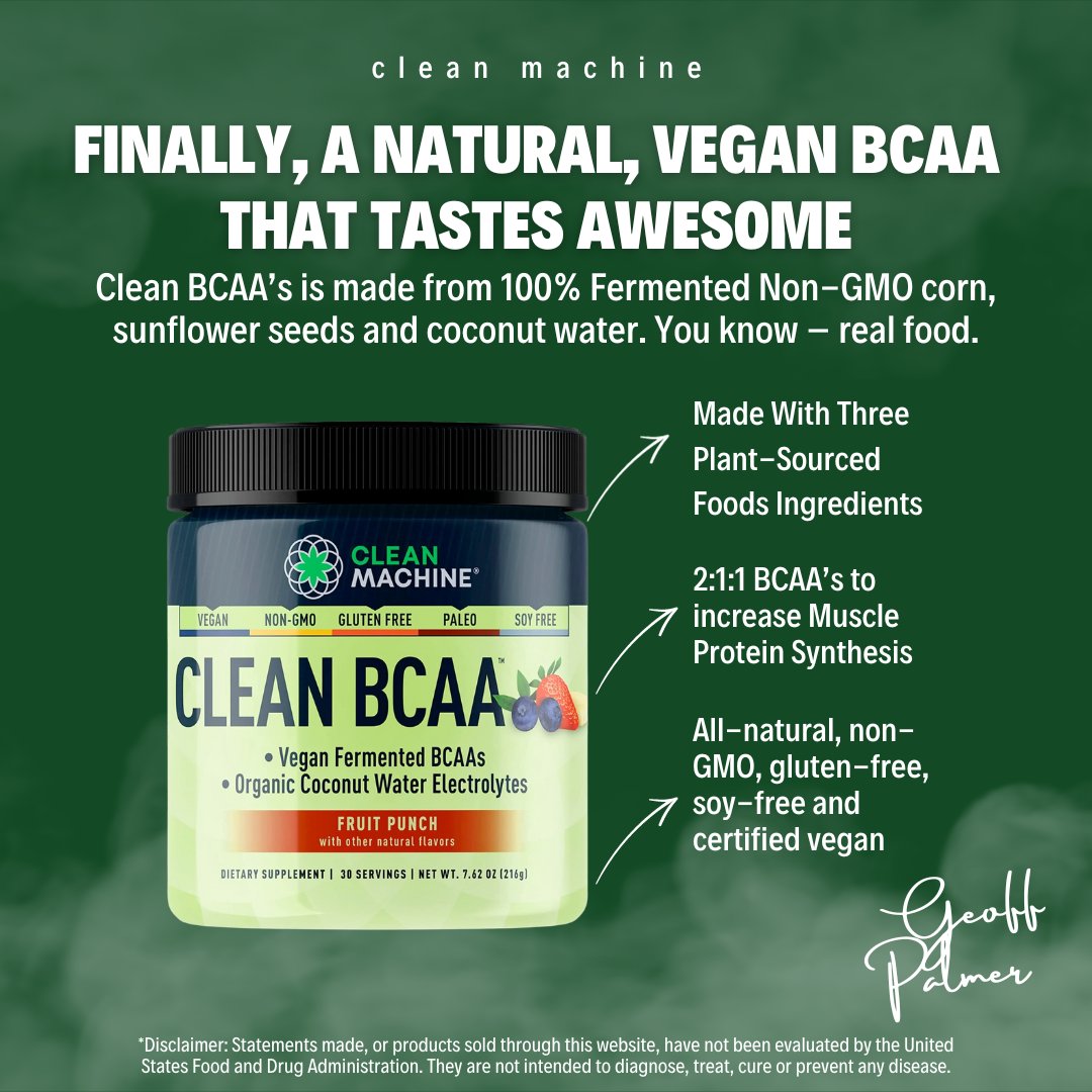 CleanMachinePBN's tweet image. 🖤 Cyber Week deal: Clean BCAA Watermelon for your fitness routine. Shop Now: bit.ly/47q2uy9 #CyberWeekDeal #PlantBasedFitness