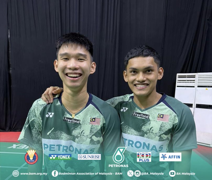 RESULTS: #SyedModiIndiaInternational2023 R32 #MAS🇲🇾 Choong Hon Jian-Haikal Nazri def. #JPN🇯🇵 Tori Aizawa-Yuto Noda 22-20 15-21 21-13 #GemilangkanLagi #DemiMalaysia #BadmintonMalaysia