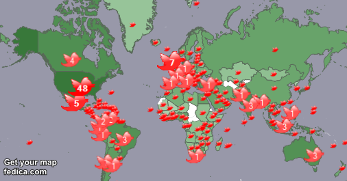 I have 310 new followers from Chile, Algeria, and more last week. See fedica.com/!MsTeagan